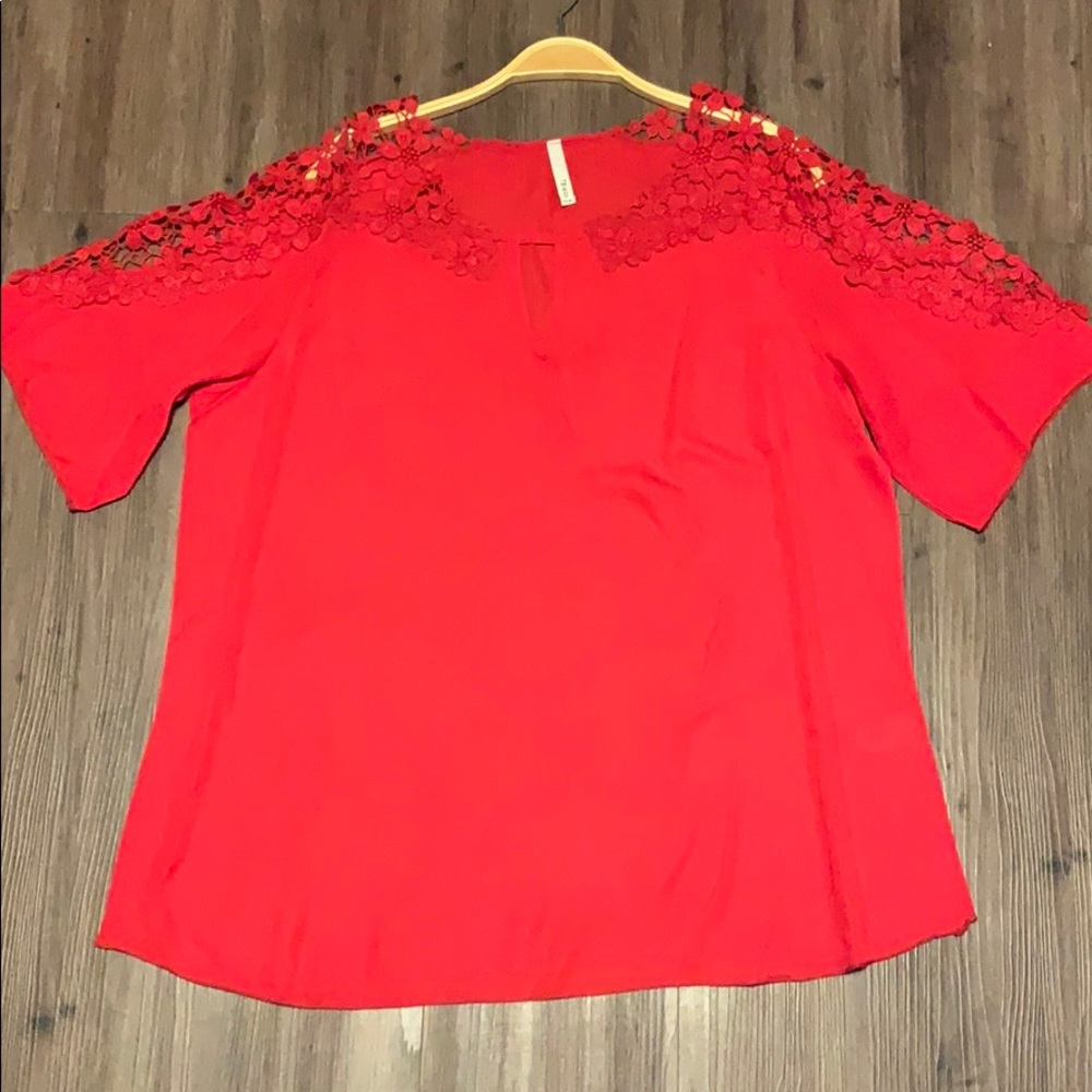Red Apple blouse